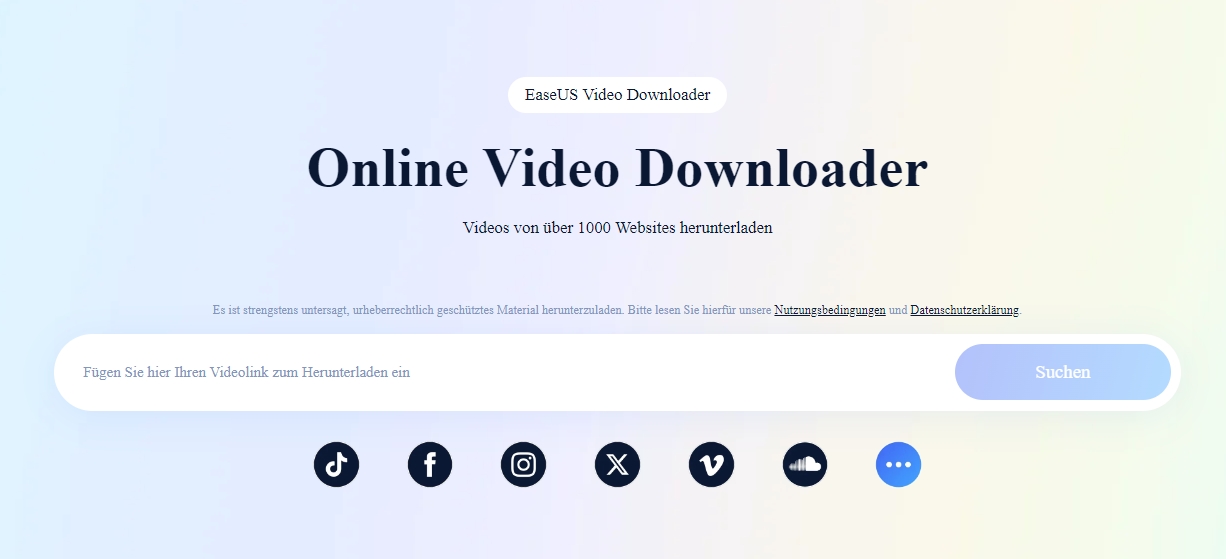 EaseUS Online Video Downloader